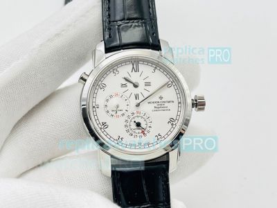 Swiss Replica Vacheron Constantin Malte 42005 Watch Stainless Steel White Dial